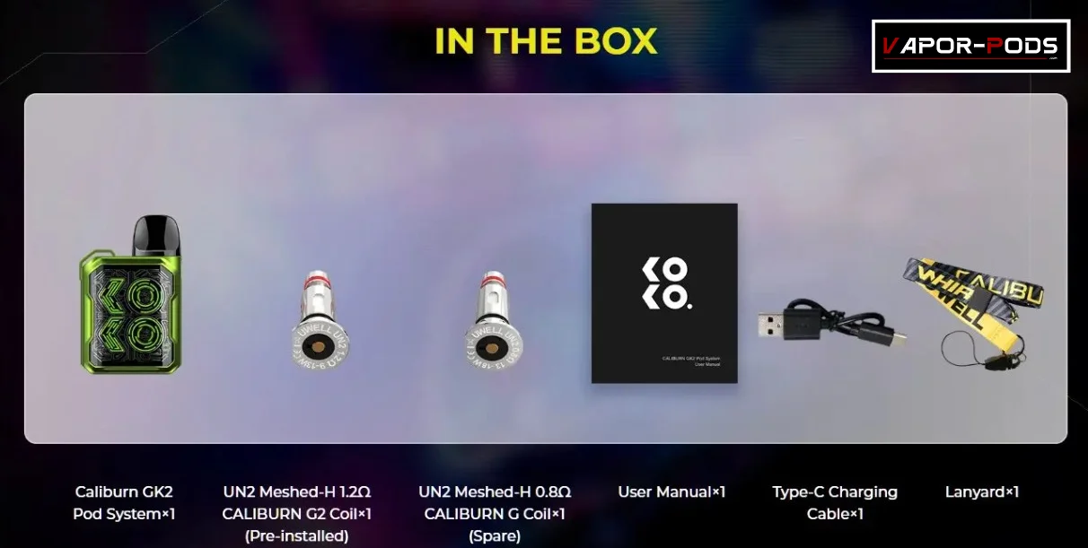Caliburn GK2 POD บุหรี่ไฟฟ้า 10