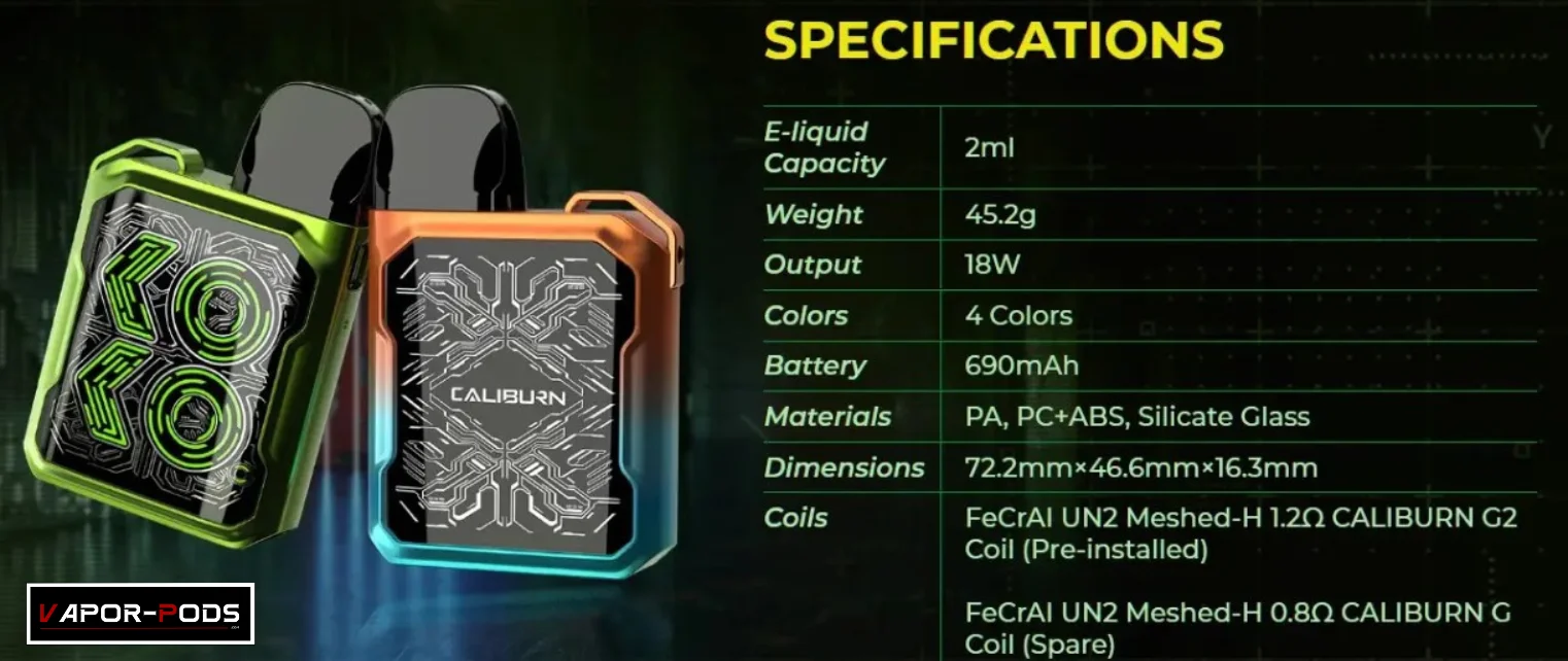 Caliburn GK2 POD บุหรี่ไฟฟ้า 6