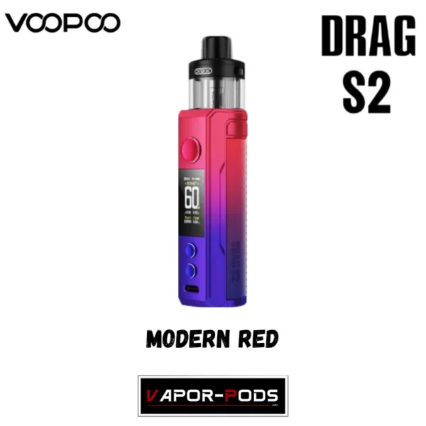 Voopoo DRAG S2 (แดร็ก S2) พอตบุหรี่ไฟฟ้า แดร๊ก S2(เครื่องแท้) ใหม่ล่าสุด