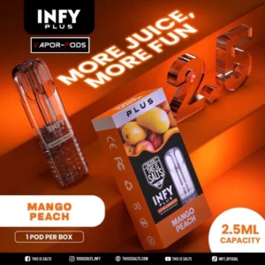 หัวพอต INFY PLUS 2.5ml_Mango Peach