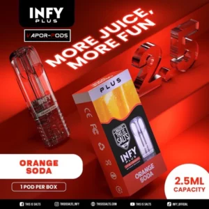หัวพอต INFY PLUS 2.5ml_Orange Soda
