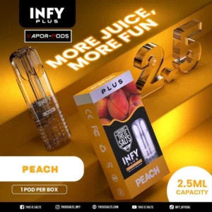 หัวพอต INFY PLUS 2.5ml_Peach