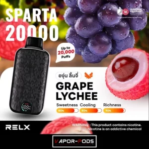 RELX Sparta 20000_Grape Lychee