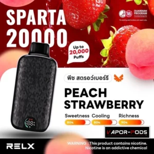 RELX Sparta 20000_Peach Strawberry