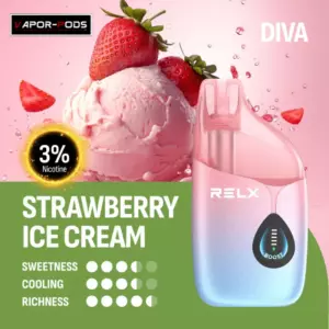 RELX DIVA 30K_Strawberry Ice Cream 3%